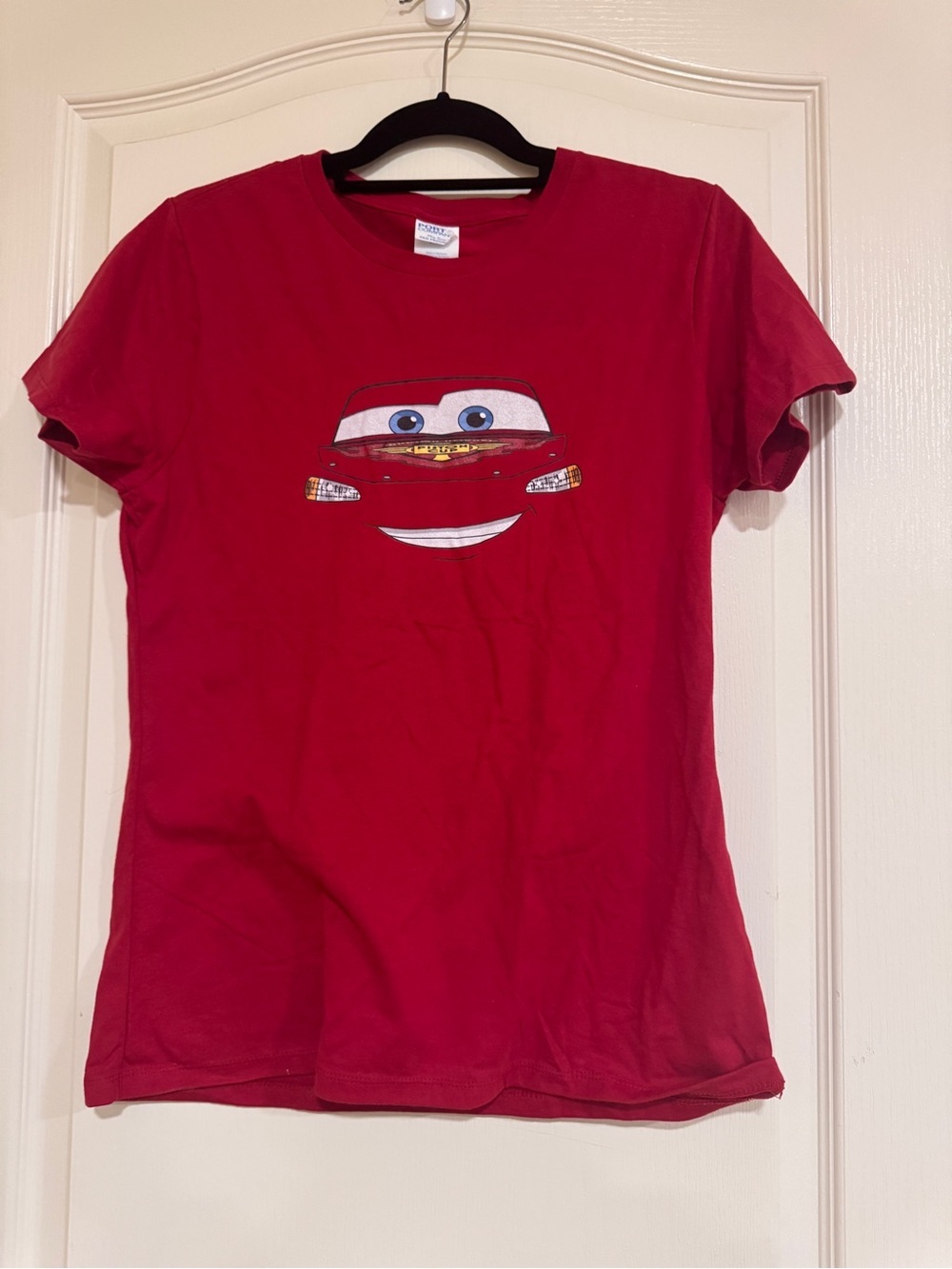 Disney Red Short Sleeve Lightning McQueen Graphic Tee